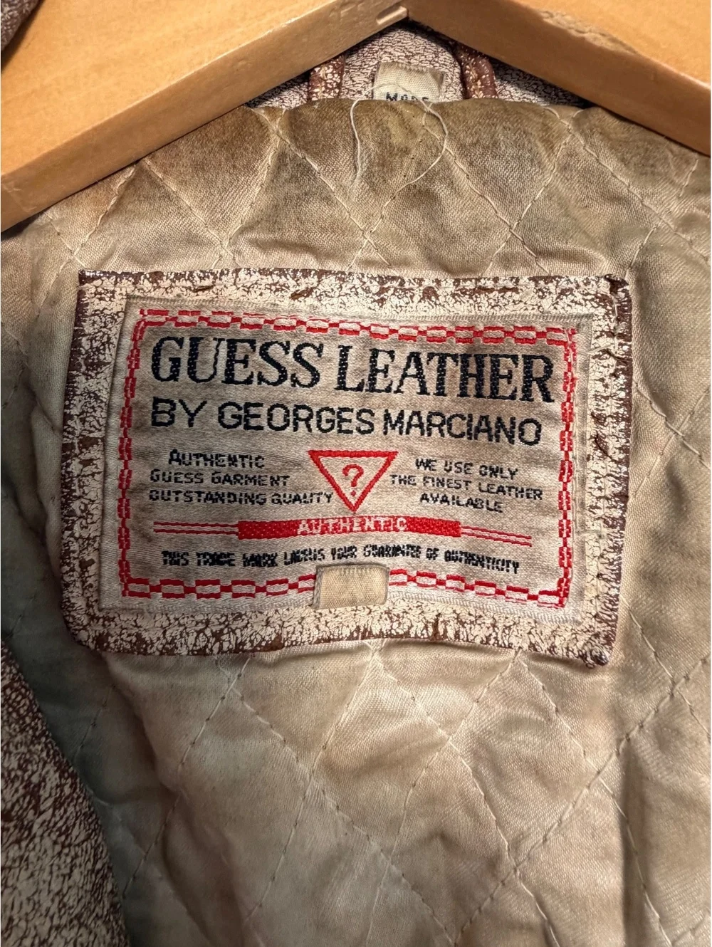 Guess vintage leather